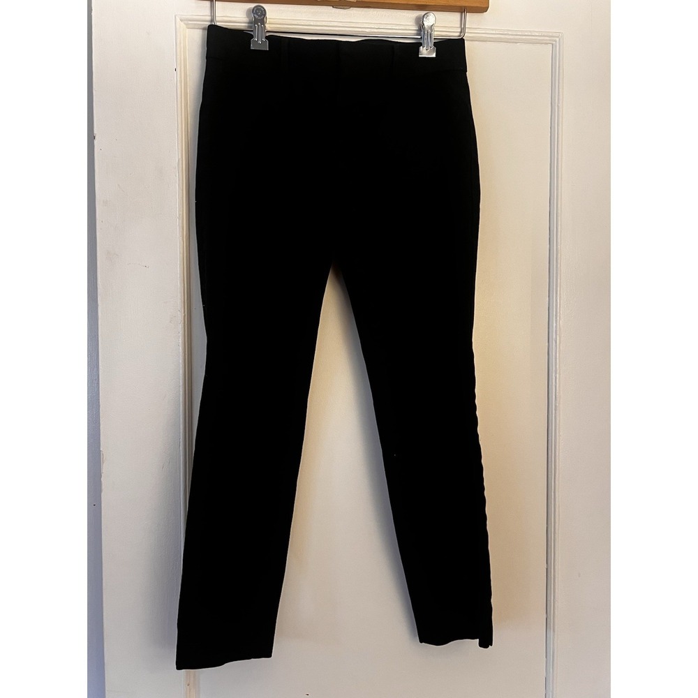 BANANA REPUBLIC Women's Size 2 Dress Pants Sloan Fit Mid Rise Stretch Black